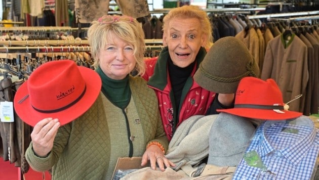 Trachtiges Gewand und fesche Hüte für jede Größe werden angeboten. (Bild: Evelyn Hronek/EVELYN HRONEK)