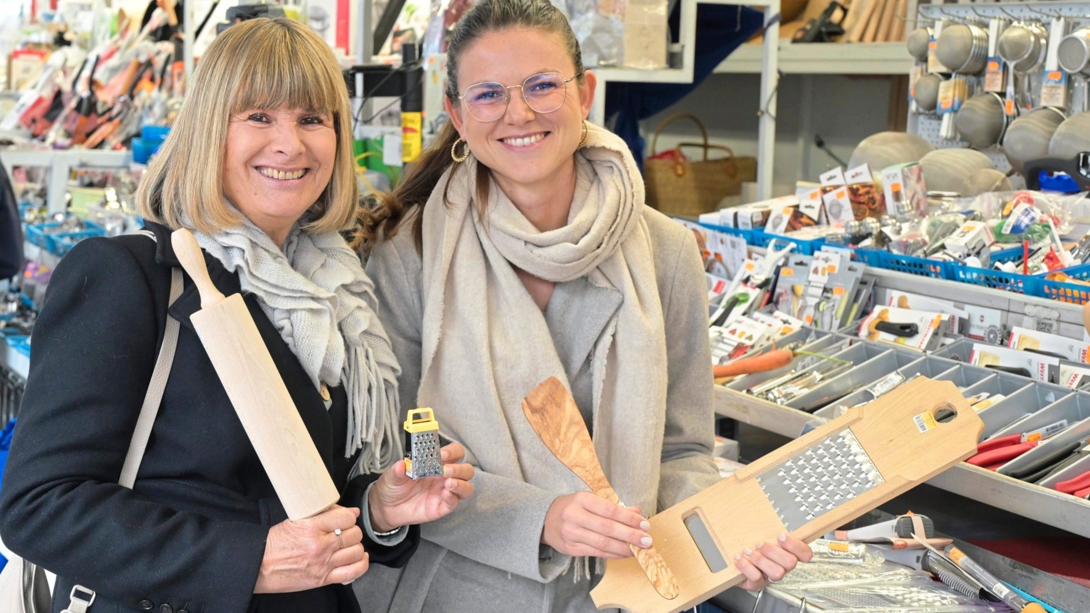 Welche Größe hätten S’ denn gern? Reiben und alles für die Küche!