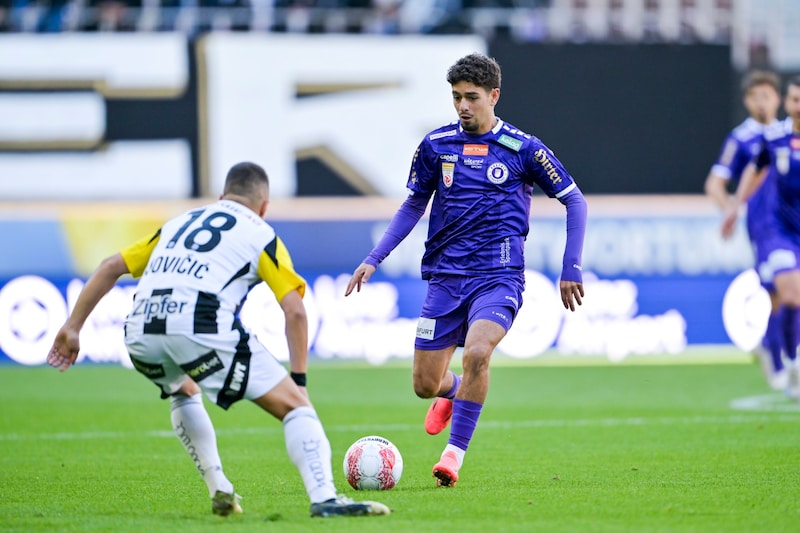 Klagenfurt-Wirbelwind Ben Bobzien (re.) ist Austrias „wertvollster“ Spieler. (Bild: GEPA/GEPA pictures)