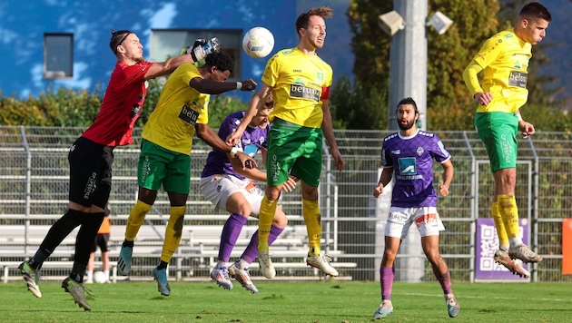 Auch in Zukunft werden sich in der 3. Liga West-Teams wie Austria Salzburg und Kitzbühel duellieren. (Bild: Tröster Andreas/Kronen Zeitung)