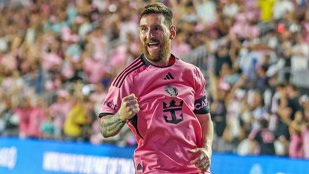 Lionel Messi was once again able to celebrate. (Bild: AFP/APA/Chris Arjoon)