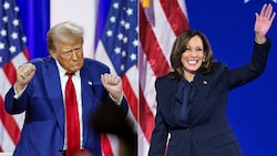 Trump und Harris könnten auch außenpolitisch kaum unterschiedlicher sein. (Bild: AFP/Mandel NGAN, Kamil KRZACZYNSKI)