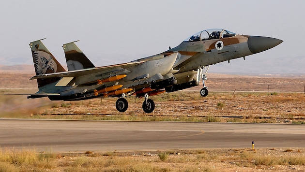 An F15 fighter jet of the Israeli Air Force (Bild: APA/AFP/JACK GUEZ)