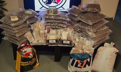 Riesige Mengen an Cannabis und Co. hatten die Männer in ihren Wohnungen versteckt.