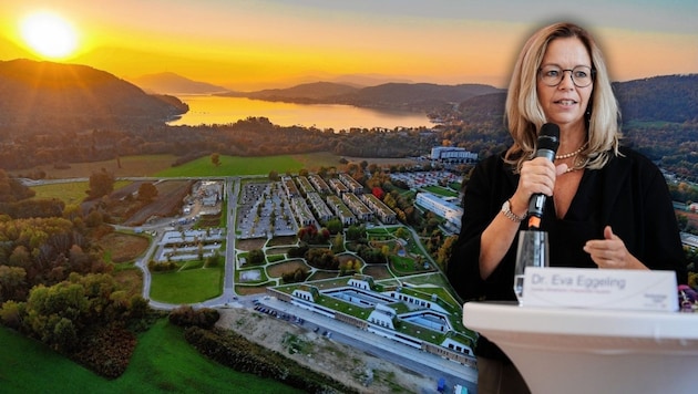 Im Lakeside Park sitzt auch die KI-Abteilung von Fraunhofer Austria, geleitet wird sie von Eva Eggeling. (Bild: Mag. Gert Steinthaler, all Rights reserved/AIT/Valerie Maltseva/Krone KREATIV)