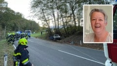 Ein Unfall, der ans Herz rührt – denn die in der Bevölkerung so unendlich beliebte Medizinerin Isabel Leitgeb (49) war ausgerechnet auf dem Weg in die Ordination verunglückt. (Bild: Krone KREATIV/Bestattung Ostermann, FF Schwarzenbach)