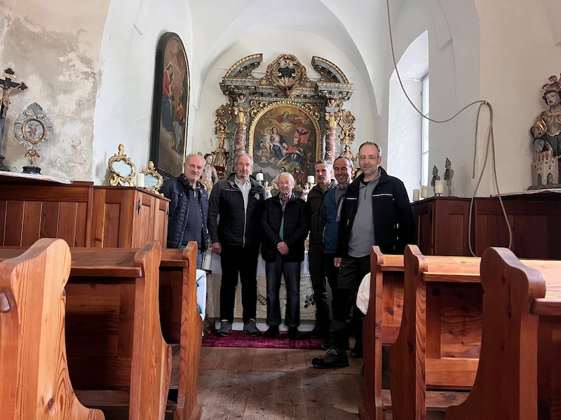 Nine families from Eisentratten are responsible for the preservation of the church (Bild: Elisa Aschbacher)