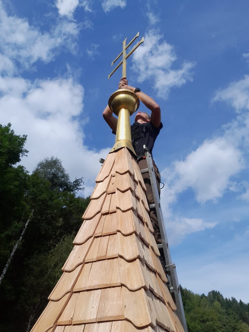 The cross was also renewed. (Bild: zvg)