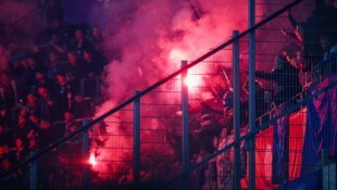 Djurgardens-Fans sorgten für eine Spielunterbrechung.
