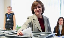 Maia Sandu, die pro-europäische Staatspräsidentin der Republik Moldau