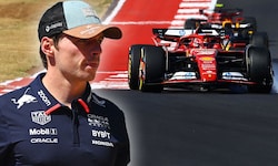Charles Leclerc (r.) triumphierte in Austin. Für Diskussionen sorgte ein Überholmanöver von ...