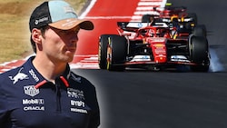 Charles Leclerc (r.) triumphierte in Austin. Für Diskussionen sorgte ein Überholmanöver von Norris an Verstappen. (Bild: APA/Getty Images via AFP/GETTY IMAGES/Rudy Carezzevoli, APA/Mark Thompson )