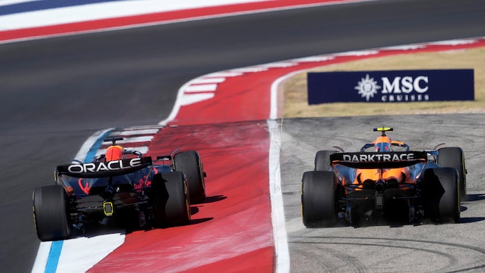The fateful scene shortly before the end of the race