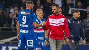 Das 2:5 im Derby gegen Sturm war das letzte Spiel von Gernot Messner als Trainer des GAK. (Bild: GEPA pictures)