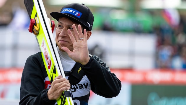 Noriaki Kasai is still passionate about his sport at the age of 52. (Bild: GEPA/GEPA pictures)