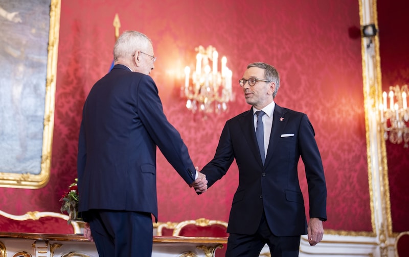 FPÖ-Chef Herbert Kickl hat die Startnummer 1 – zumindest, was die Gespräche mit dem Bundespräsidenten betrifft. (Bild: APA/Georg Hochmuth)