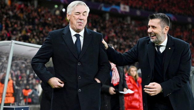 Nenad Bjelica from Carinthia has already annoyed Real Madrid's star coach Carlo Ancelotti. (Bild: REUTERS)