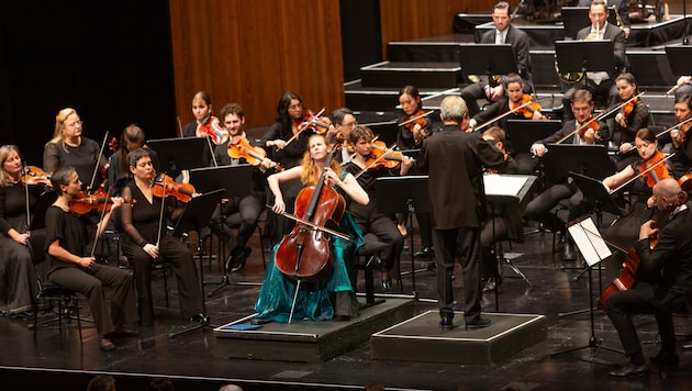 There was a lot of applause, especially for Harriet Krijgh, a Dutch conductor who lives in Vienna. (Bild: Mathis Fotografie)