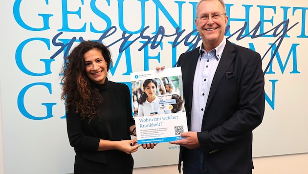 General practitioner Neshat Quitt and Gerhard Postl, Head of the Emergency Department at Graz II-West Regional Hospital, are committed to more effective patient management. (Bild: Jauschowetz Christian/Christian Jauschowetz)