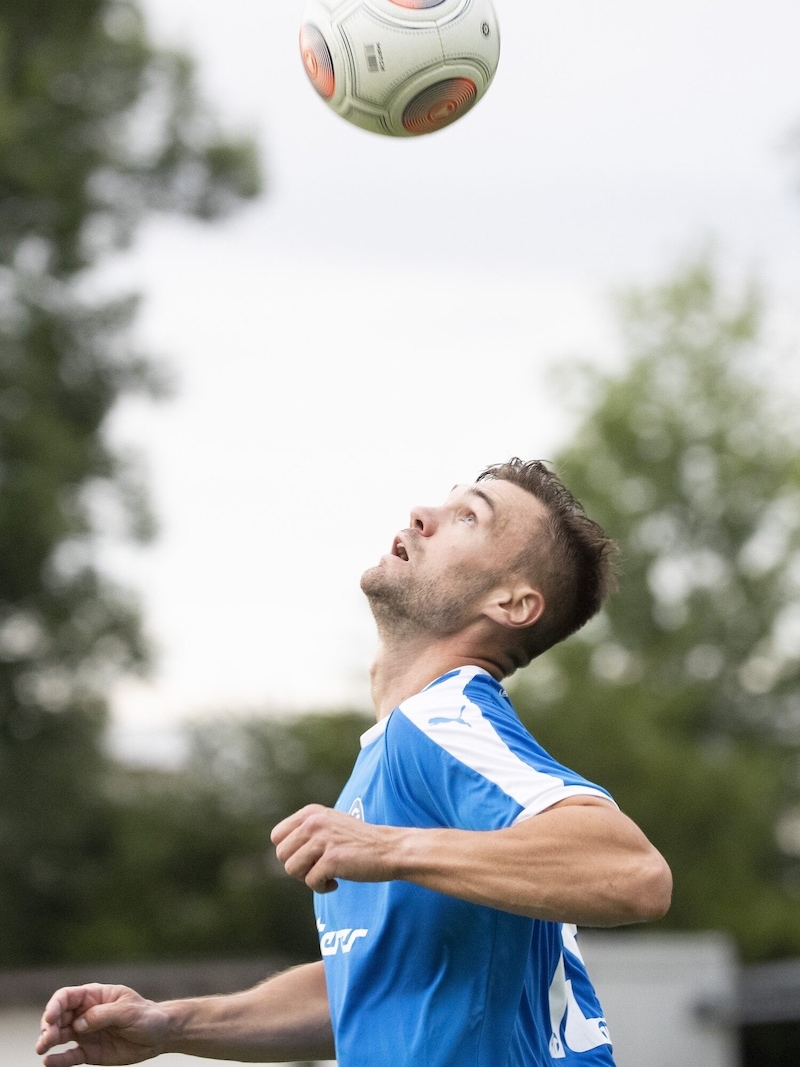 Der ehemalige Bundesliga-Kicker Christoph Kobleder ist nach mehreren Stationen mittlerweile beim SC Fußach gelandet. (Bild: Maurice Shourot)