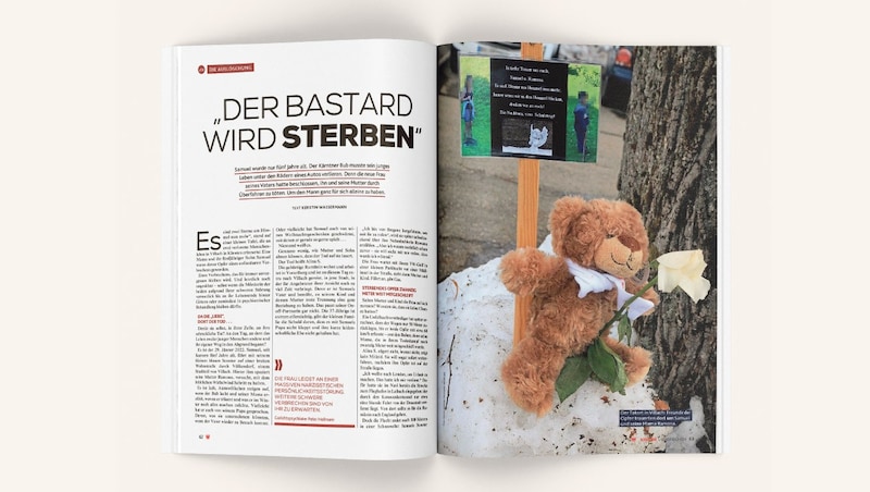 Die erschütternde Reportage über einen Doppelmord, an einer Mutter – und ihrem kleinen Buben (Bild: Krone KREATIV/Krone Magazin Verbrechen)