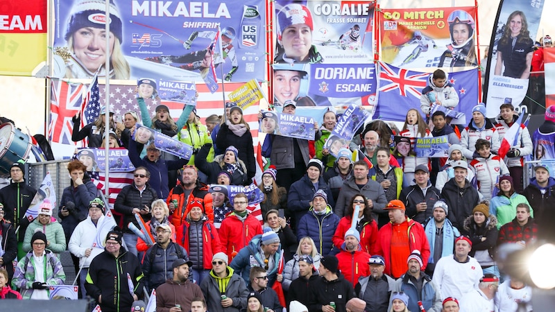 Und im Zielraum sind sie sowieso nicht wegzudenken. (Bild: GEPA pictures)