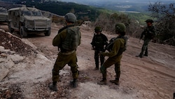 Israelische Bodentruppen im Süden des Libanon (Bild: APA/AP)