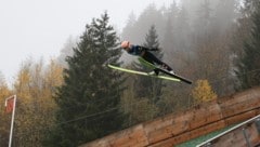 Sara Marita Kramer hebte in Saalfelden auf der K85-Schanze ab. (Bild: Stadtgemeinde Saalfelden)