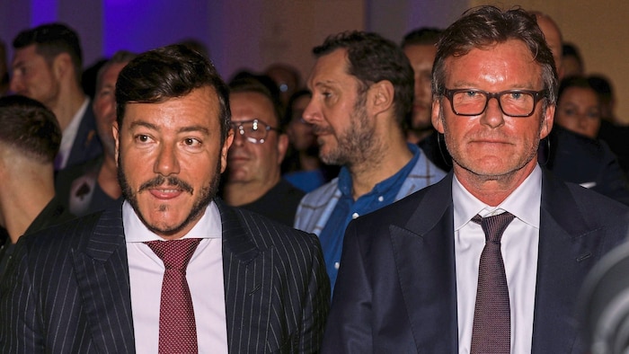 René Benko and the former Signa chief consultant Dieter Berninghaus (right)