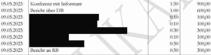 Terms of reference dated May 9, 2023: "Report on DB" and "Report to RB"