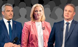 Karl Nehammer, Beate Meinl-Reisinger und Andreas Babler basteln nun an der Zuckerl-Koalition.