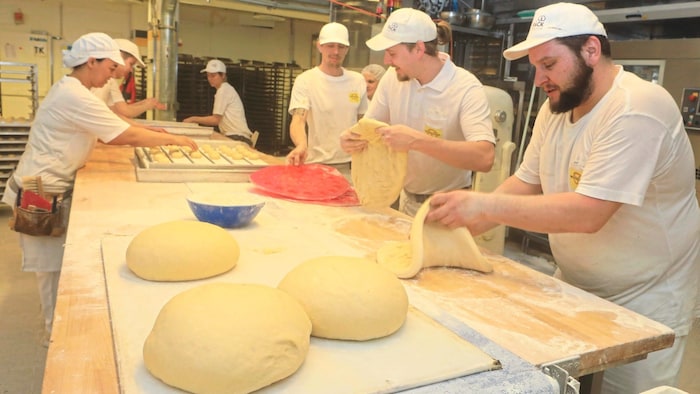 Die Bäckerei Wienerroither braucht jährlich 600 Tonnen Mehl.