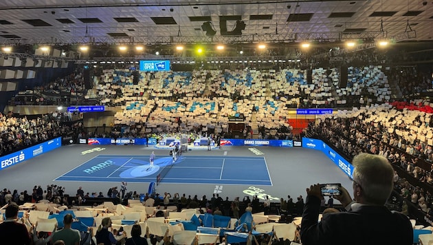 The Wiener Stadthalle bids farewell to Dominic Thiem. (Bild: krone.at)