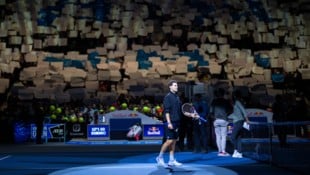 Dominic Thiem wurde nach seiner allerletzten Partie von den Zuschauern gefeiert. (Bild: AP ( via APA) Austria Presse Agentur/GEORG HOCHMUTH)