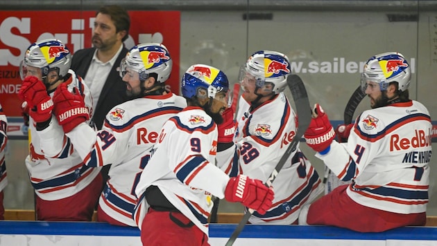 Ali Wukovits (9) contributed a brace in the 6:1 win in Innsbruck. (Bild: GEPA pictures)