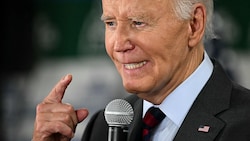 US-Präsident Joe Biden hat mir seiner Forderung, Donald Trump hinter Gitter zu bringen, seiner Vizepräsidentin Kamala Harris womöglich einen Bärendienst erwiesen. (Bild: APA/AFP/Mandel NGAN)