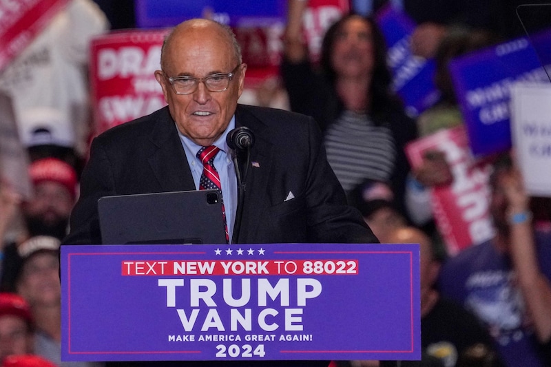 Trumps Ex-Anwalt Rudy Giuliani ist eine Reizfigur. (Bild: AFP )