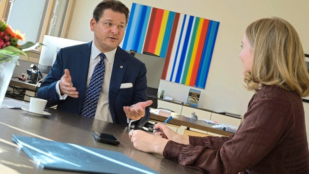 Oliver Vitouch has been working at the Alpen-Adria-Universität Klagenfurt since 2003 and has been Rector for the last twelve years. (Bild: Evelyn Hronek/EVELYN HRONEK)