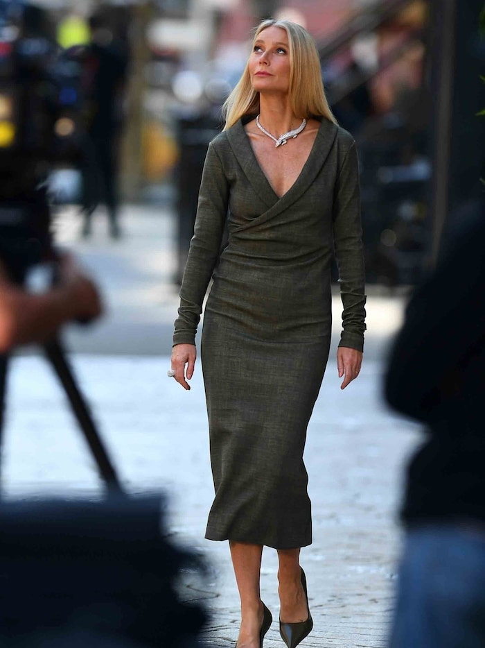 ... and is filming the new commercial for her lifestyle brand.