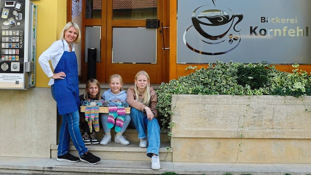 Manager Barbara Kornfehl with her daughters Helene, Linda and Johanna (Bild: Holl Reinhard)