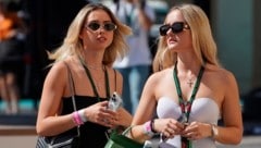 Davina Geiss (rechts) sprach im Familien-Podcast darüber, wie sehr sie Dick-Pics belasten.