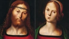 Meisterwerke des berühmten Renaissance-Malers Perugino unter dem Hammer: „Christus“ und „Maria“ (1490) (Bild: DOROTHEUM)