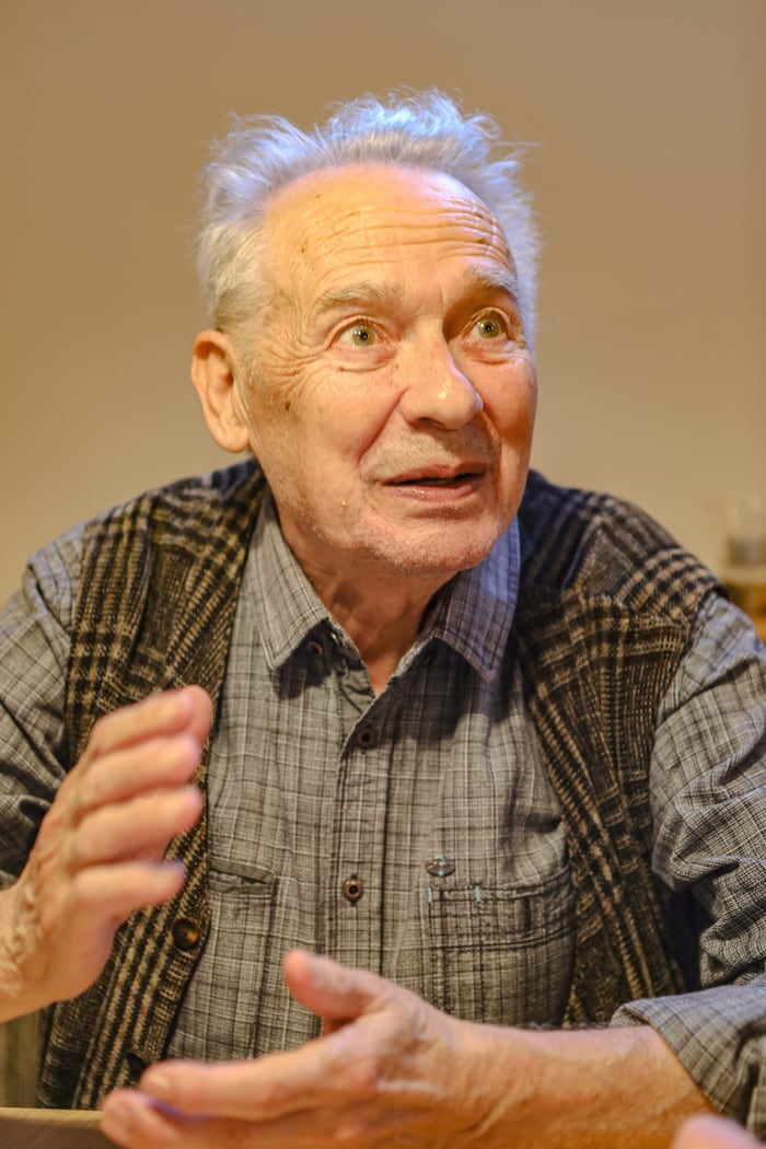 Felix Mitterer at the "Krone" interview in Tyrol