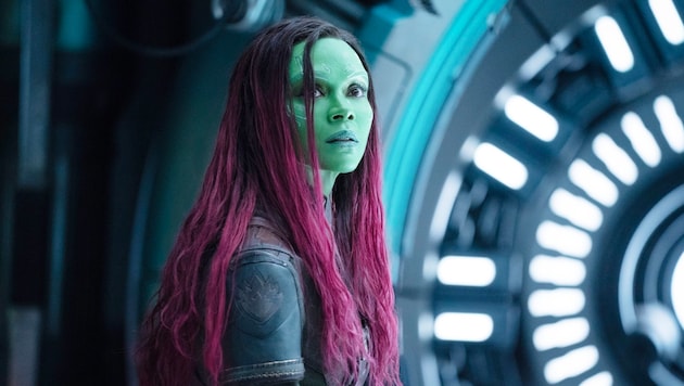 Zoe Saldaña as Gamora (Bild: picturedesk.com/©Walt Disney Co. / Everett Collection)