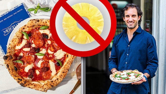 Gaetano Brancato is originally from Naples. The dough for his pizza is left to mature for 48 hours and the ingredients come from Italy. (Bild: Krone KREATIV/the first thought GmbH, Stock Adobe)