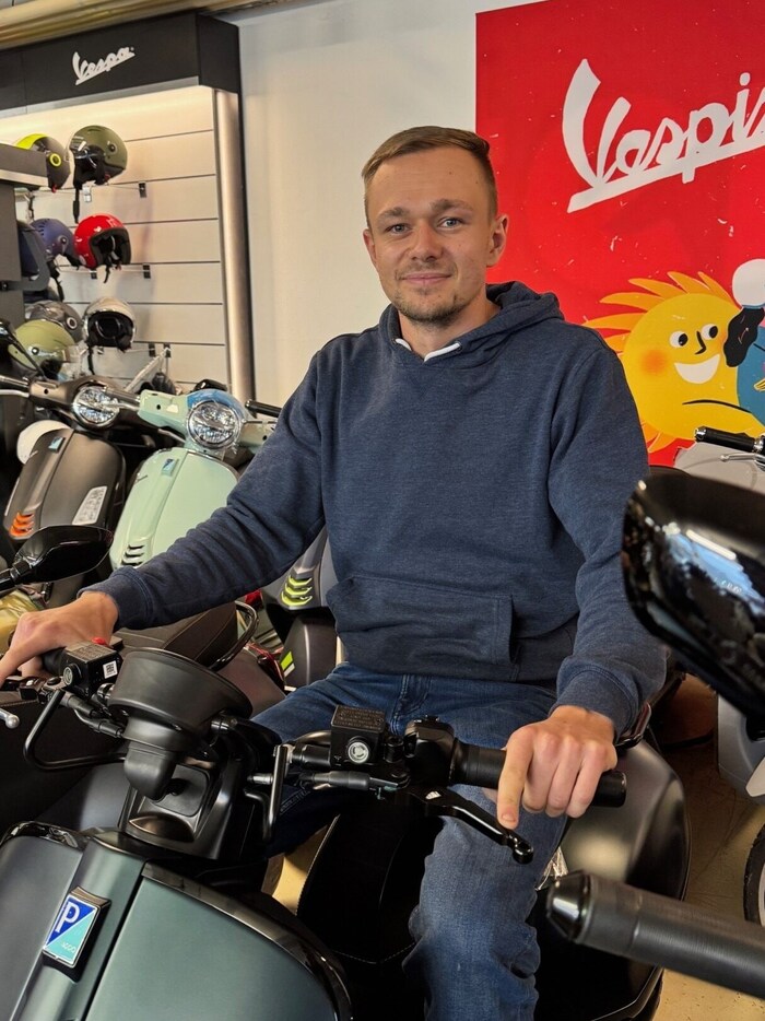 Manuel Moser is sales manager at "sQooter.com" in Steyr.