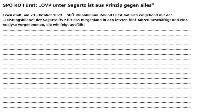 Die Reaktion von SPÖ-Fürst dazu fällt launig aus.