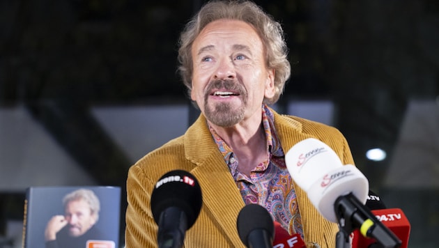 Thomas Gottschalk sieht sich als „konservativen Knochen“. (Bild: APA/TOBIAS STEINMAURER)