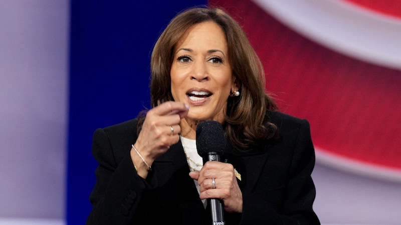 Can Kamala Harris prevail against Donald Trump in Michigan? (Bild: AFP, Getty Images)