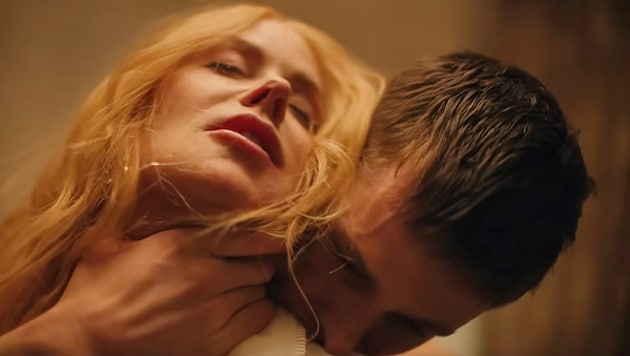 Things get hot in the movie "Babygirl". So hot, in fact, that Nicole Kidman almost burned out during the filming of the sex scenes because of the many fake orgasms. (Bild: picturedesk.com/Courtesy Everett Collection / Everett Collection)